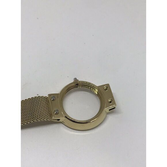 Skagen Watch Mesh Half Band Bracelet Crystal Men’s Woman’s Parts Used 12mm Z530 - Picture 3 of 5